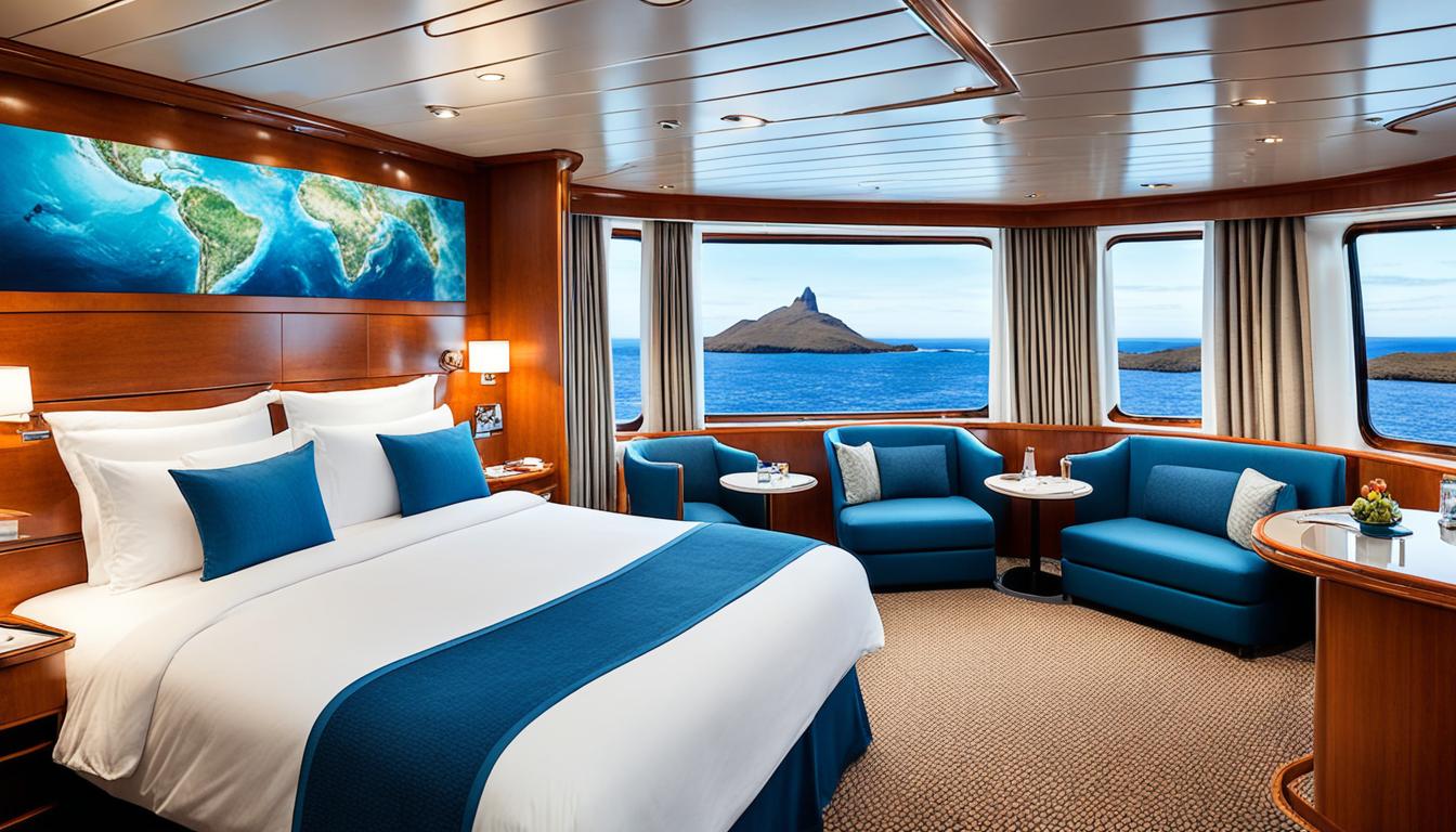 Amenities on luxury Galapagos cruises